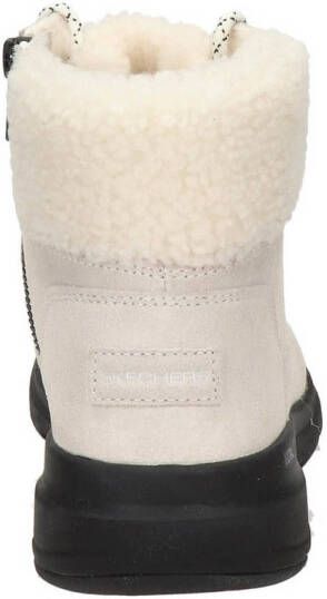 Skechers Go Walk suède veterboots ecru