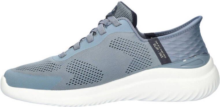 Skechers Hands Free Slip-Ins Bounder sneakers grijsblauw