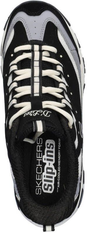 Skechers Hands Free Slip-Ins D'Lites chunky sneakers zwart