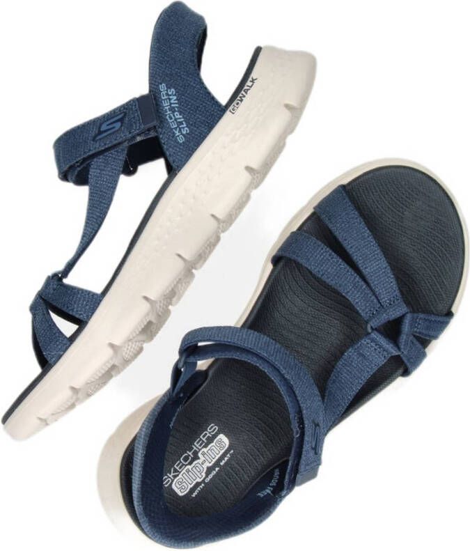 Skechers Hands Free Slip-Ins Go Walk Flex 5 sandalen blauw