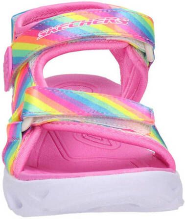Skechers Hypno-Splash sandalen met lichtjes roze multi