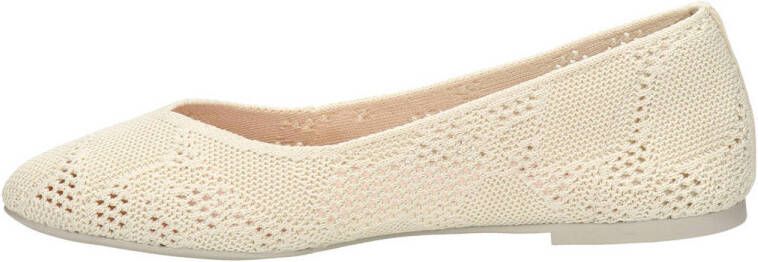 Skechers Knitty City ballerina's beige