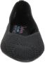 Skechers Cleo Knitty City Vegan instappers zwart Dames Textiel - Thumbnail 3