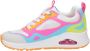 Skechers Los Angeles sneakers roze multi Meisjes Imitatieleer Meerkleurig 36 - Thumbnail 4