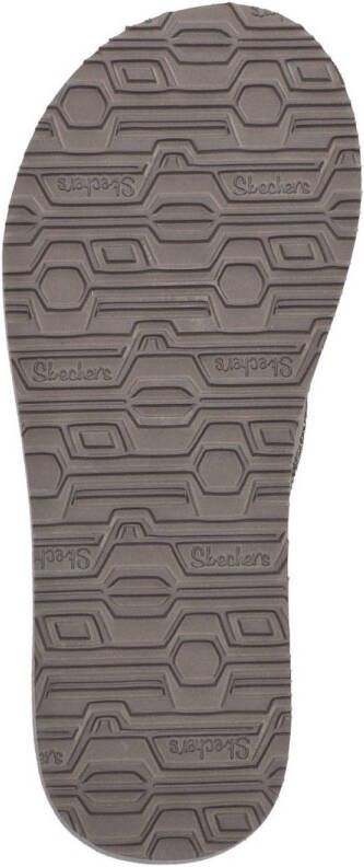 Skechers Meditation teenslippers taupe