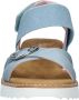 Skechers Miss Desert Kiss sandalen blauw Meisjes Textiel Effen 33 - Thumbnail 3