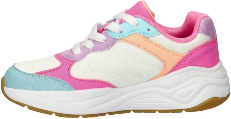 Skechers Nova Jogger chunky sneakers wit roze