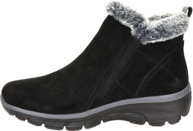 Skechers Relaxed Fit suède enkelboots zwart