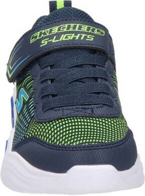 Skechers S-Light sneakers met lichtjes blauw