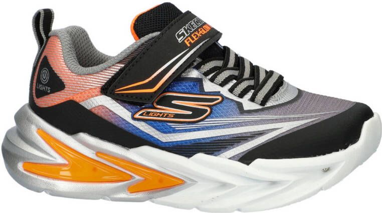 Skechers S Lights Flex-Glow Ultra chunky sneakers met lichtjes zwart oranje