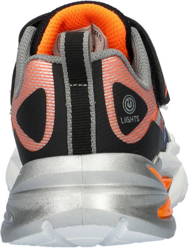 Skechers S Lights Flex-Glow Ultra chunky sneakers met lichtjes zwart oranje