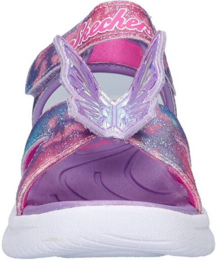Skechers S-Lights Jumpster Butterfly Brites sandalen met lichtgevende vlinder lila