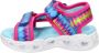 Skechers S-Lights Miss Vibrant sandalen met lichtgevende zool roze multi - Thumbnail 2