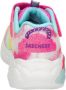 Skechers S Lights sneakers met glitters roze multi - Thumbnail 2