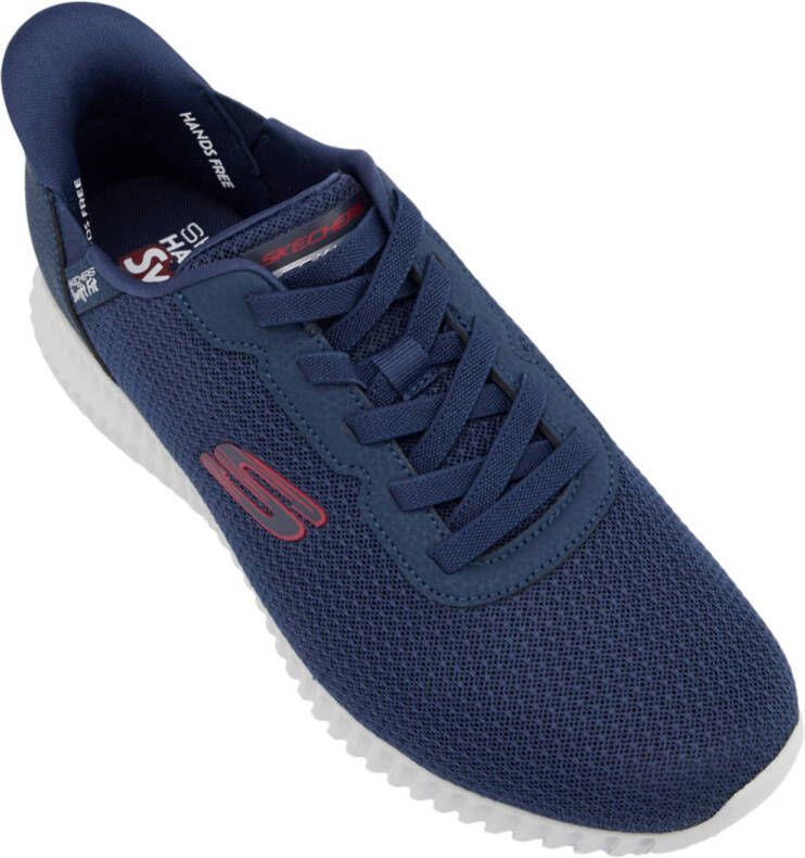 Skechers slip-on sneakers donkerblauw