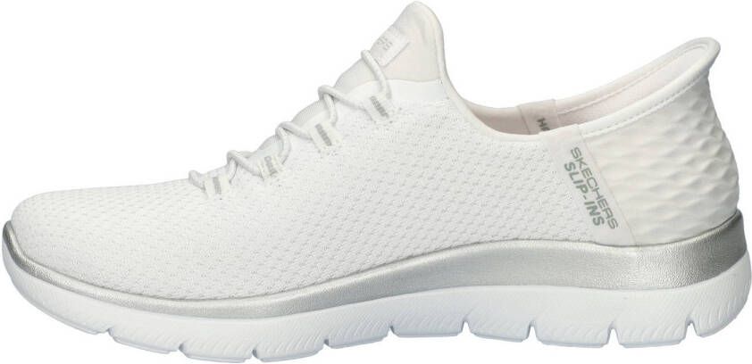 Skechers slip-on sneakers wit