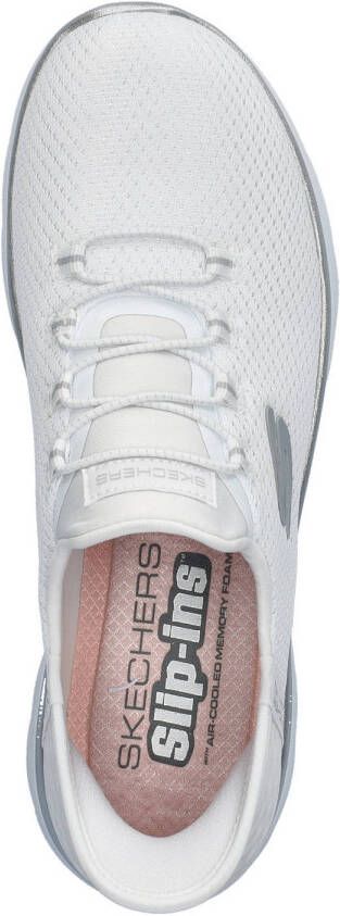 Skechers slip-on sneakers wit