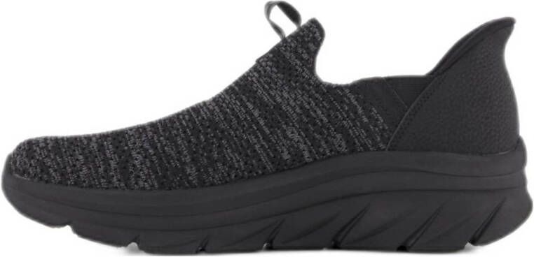 Skechers slip-on sneakers zwart