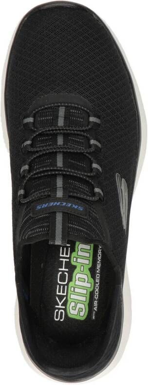 Skechers slip-on sneakers zwart