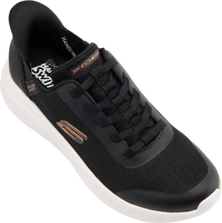 Skechers slip-on sneakers zwart
