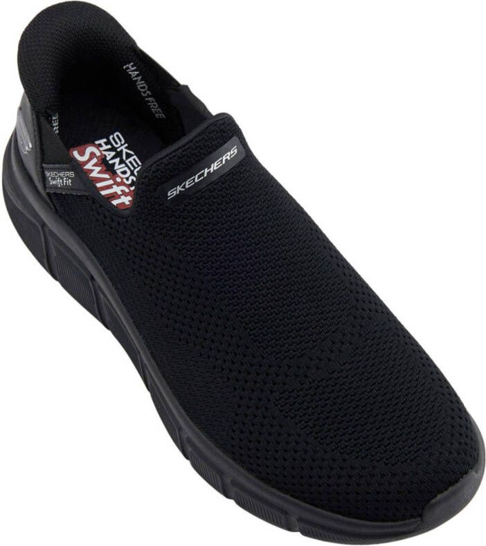 Skechers slip-on sneakers zwart