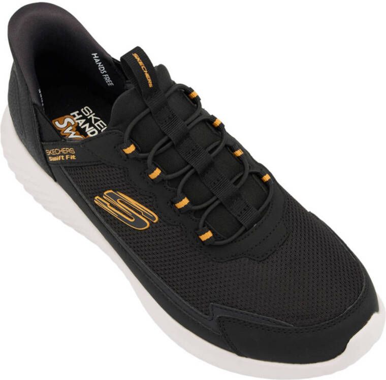 Skechers slip-on sneakers zwart