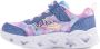 Skechers sneakers met lichtjes blauw roze - Thumbnail 2