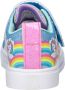 Skechers sneakers met lichtjes blauw roze - Thumbnail 3