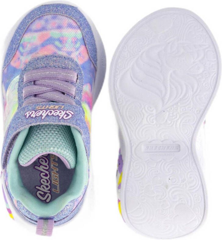 Skechers sneakers met lichtjes lila
