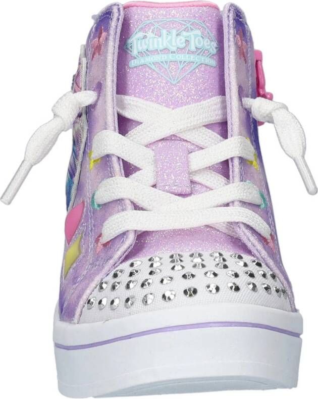Skechers sneakers met lichtjes lila