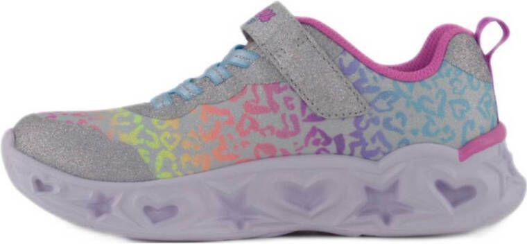 Skechers sneakers met lichtjes roze multi