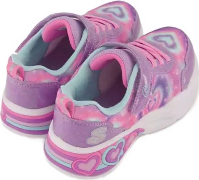 Skechers sneakers met lichtjes roze lila