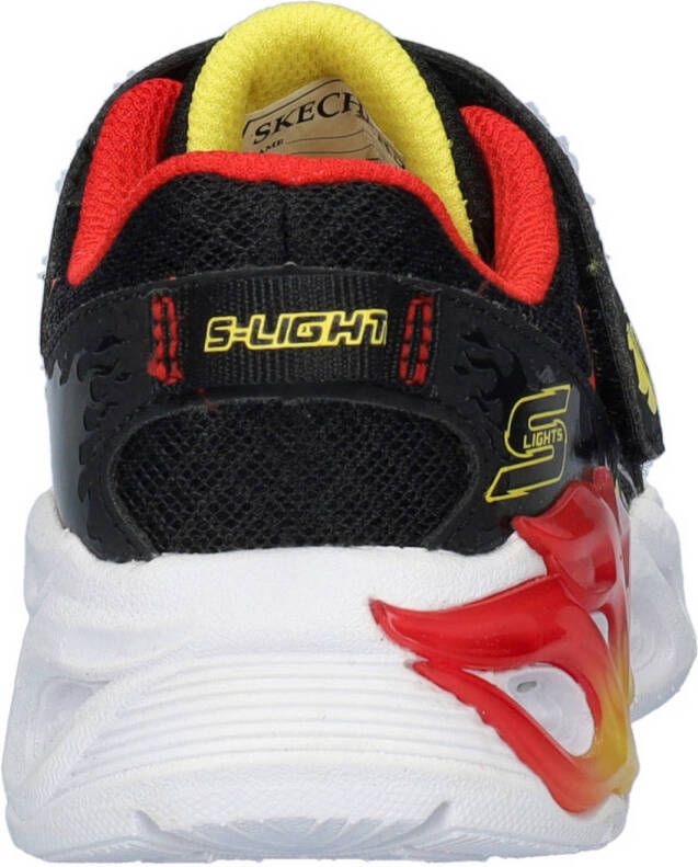 Skechers sneakers met lichtjes zwart rood