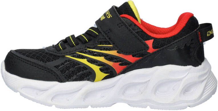 Skechers sneakers met lichtjes zwart rood