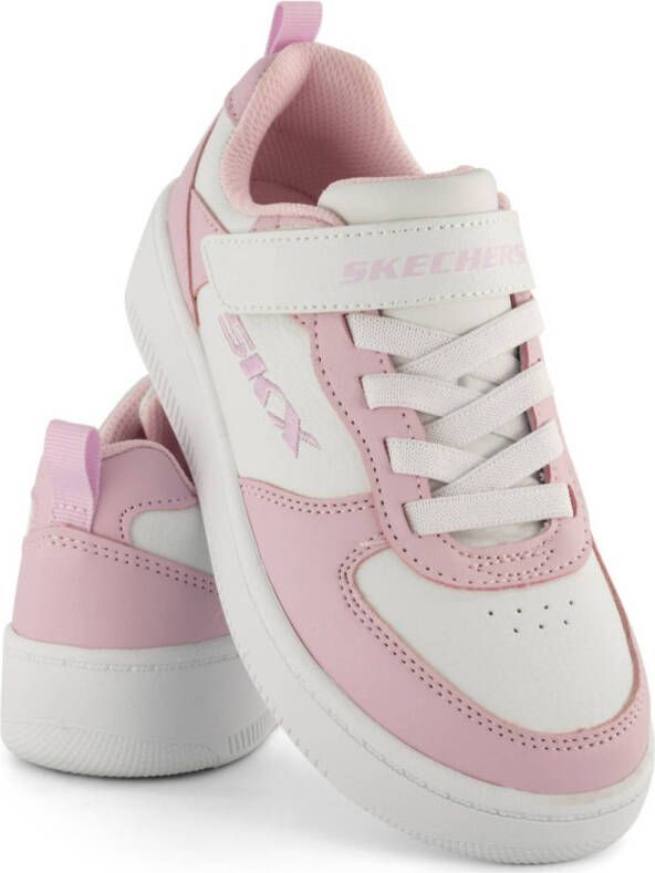 Skechers sneakers roze wit