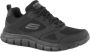 Skechers Track Syntac heren sportschoenen Zwart Extra comfort Memory Foam - Thumbnail 8