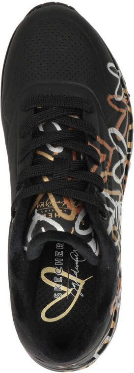 Skechers sneakers zwart multi