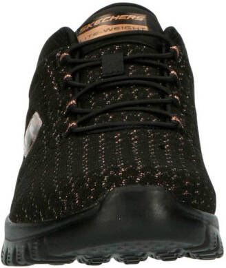 Skechers sneakers zwart goud