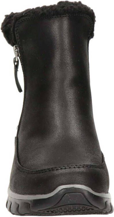 Skechers Synergy gevoerde enkelboots zwart