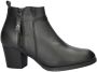 Skechers Taxi leren enkellaarzen zwart - Thumbnail 3