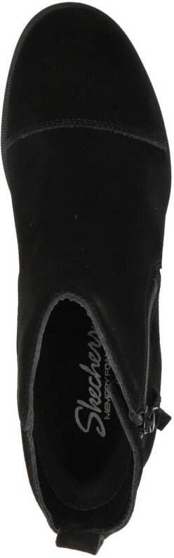 Skechers Tenley suède enkellaarzen zwart