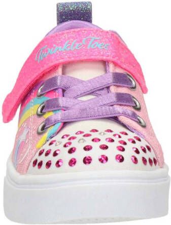 Skechers Twinkle Sparks sneakers met lichtjes roze