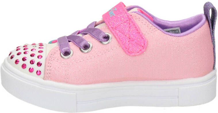 Skechers Twinkle Sparks sneakers met lichtjes roze