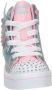 Skechers Twinkle Toes hoge sneakers met lichtjes zilver Meisjes Imitatieleer 28 - Thumbnail 3