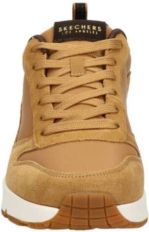 Skechers UNO suède sneakers cognac