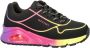 Skechers Uno Gen 1 sneakers zwart multi Meisjes Imitatieleer Meerkleurig 34 - Thumbnail 4