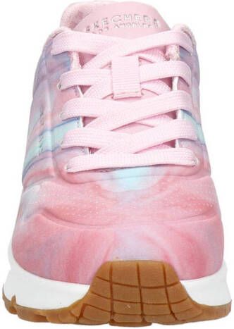 Skechers Uno Gen1 leren sneakers roze