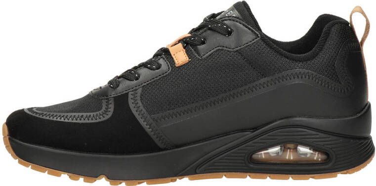 Skechers Uno Layover sneakers zwart