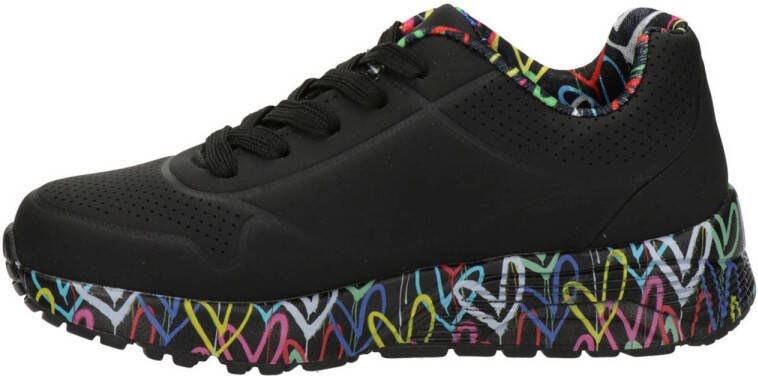 Skechers Uno Light sneakers zwart