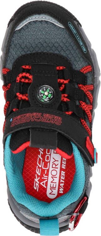 Skechers Velocitrek Pro Scout sneakers zwart grijs rood